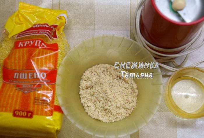 Шоколадный крем из пшена