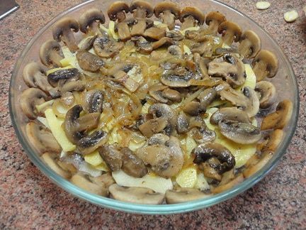 Картофельная запеканка по-монастырски
