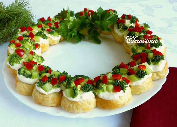 Закуска &amp;quot;Рождественский венок&amp;quot;