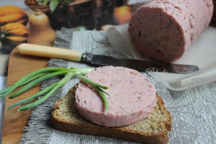 Колбаса &amp;quot;Постная&amp;quot; из гороха