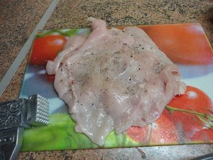Куриная грудка с овощами
