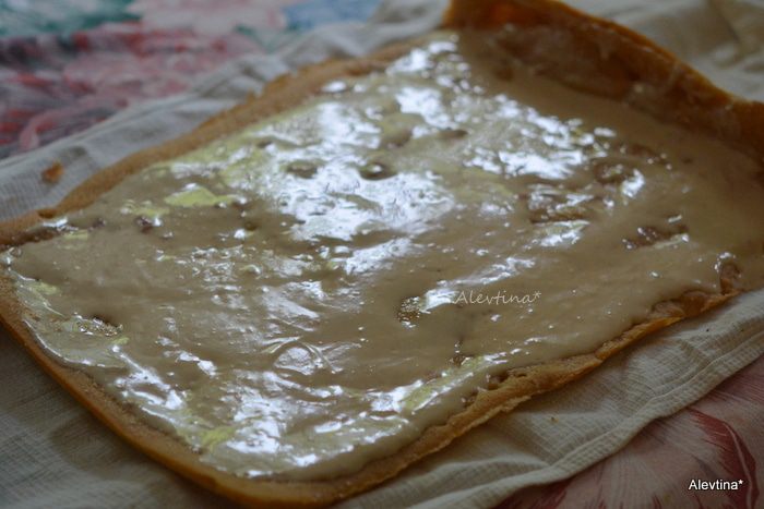 Рулет со швейцарским маслянным кремом