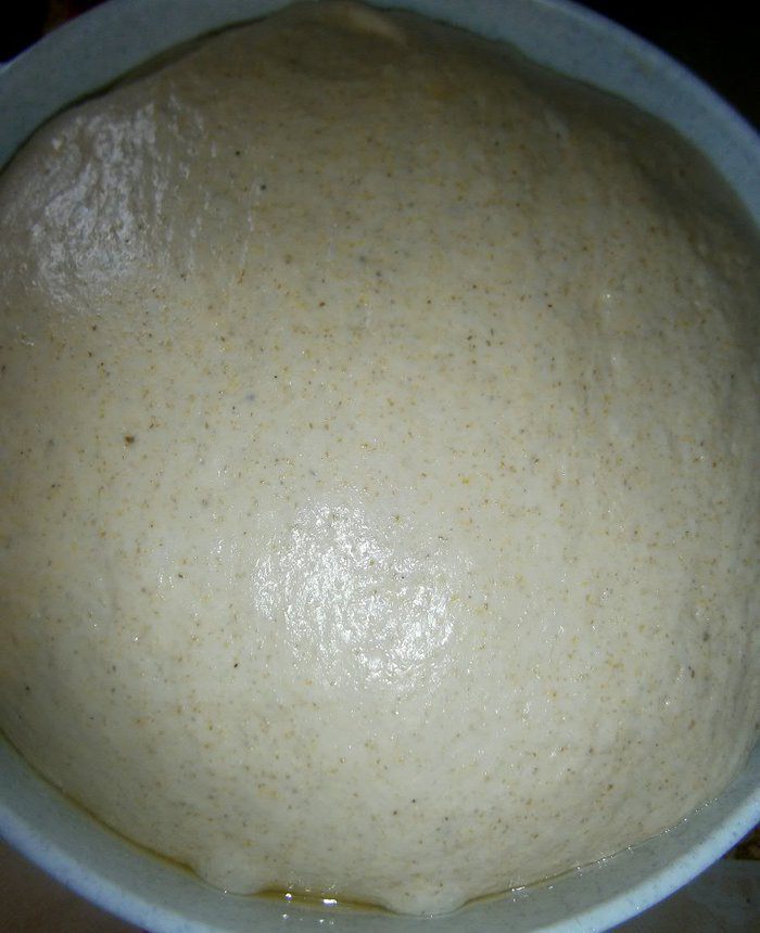 Деревенский хлеб из смешанной муки