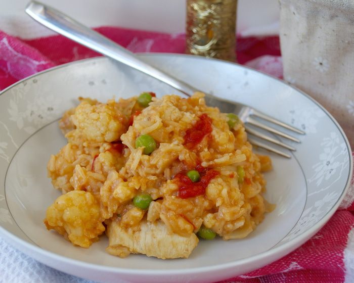 Карри из курицы с рисом