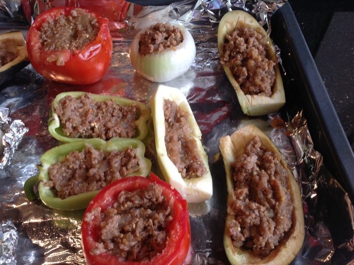 Фаршированные овощи