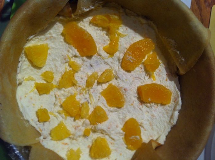 Блинный торт &amp;quot;Апельсиновая фантазия&amp;quot;