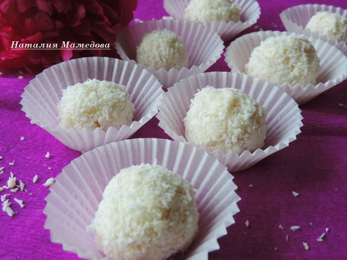 Шоколадно-кокосовые конфеты