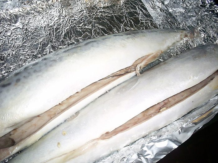 Фаршированная запеченная скумбрия &amp;quot;Пикантная&amp;quot;