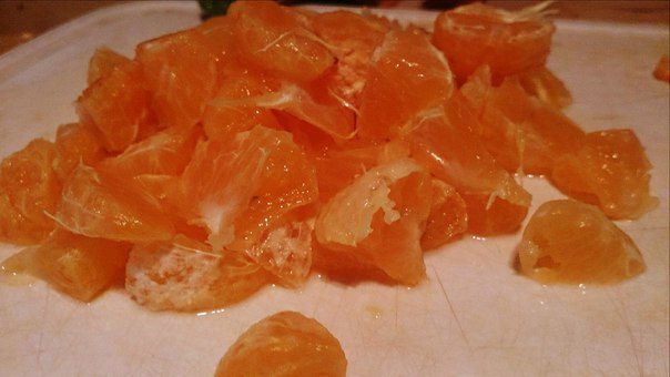 Шоколадная овсянка с фруктами 