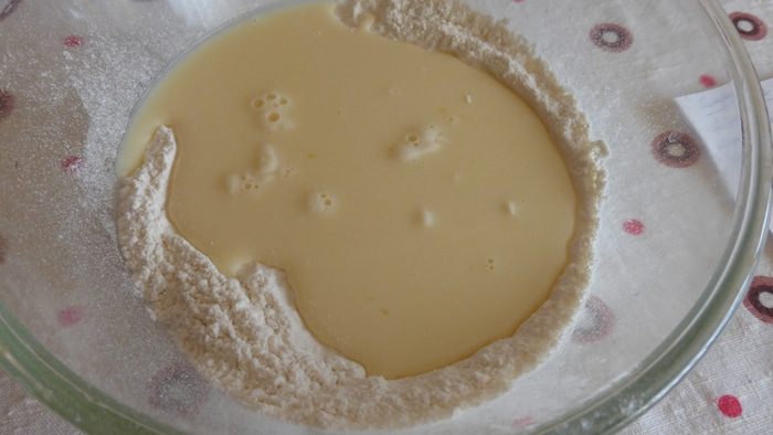 Оладьи с яблоками