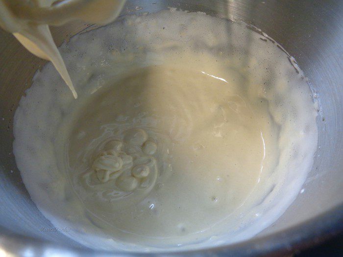 Инновационный кекс с белым шоколадом и спирулиной