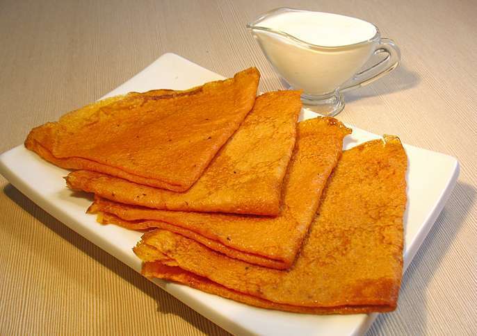 Томатные блины