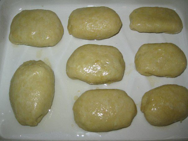 Картофельные пирожки с яблоками