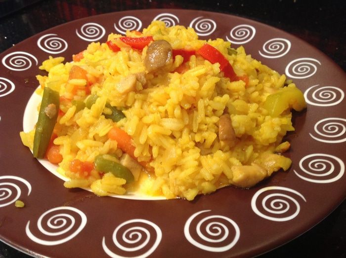 Плов постный