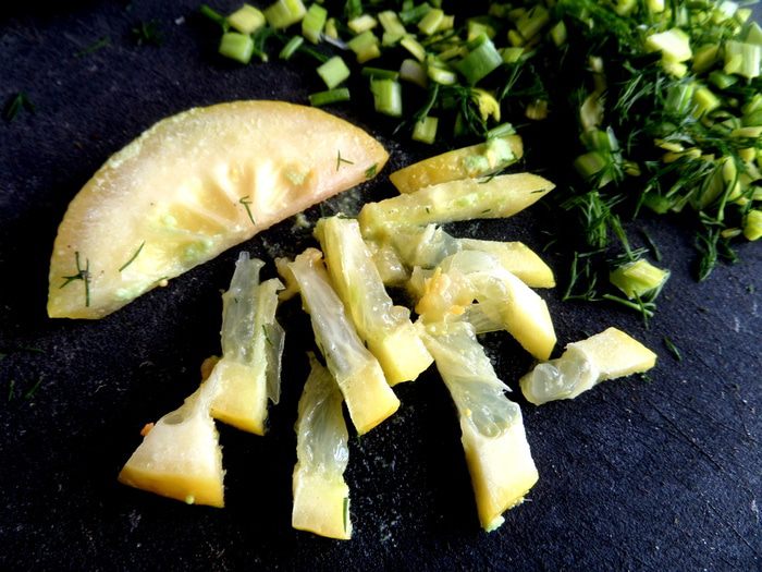 Французские блинчики (crepes) с красной рыбкой 