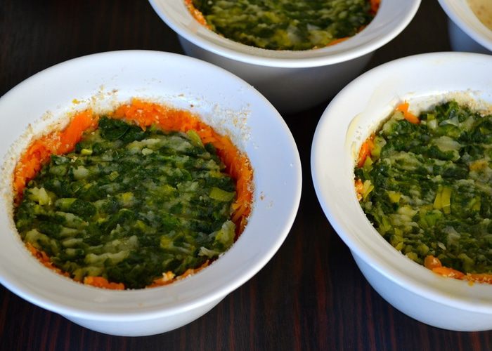 Морковная мини-запеканка