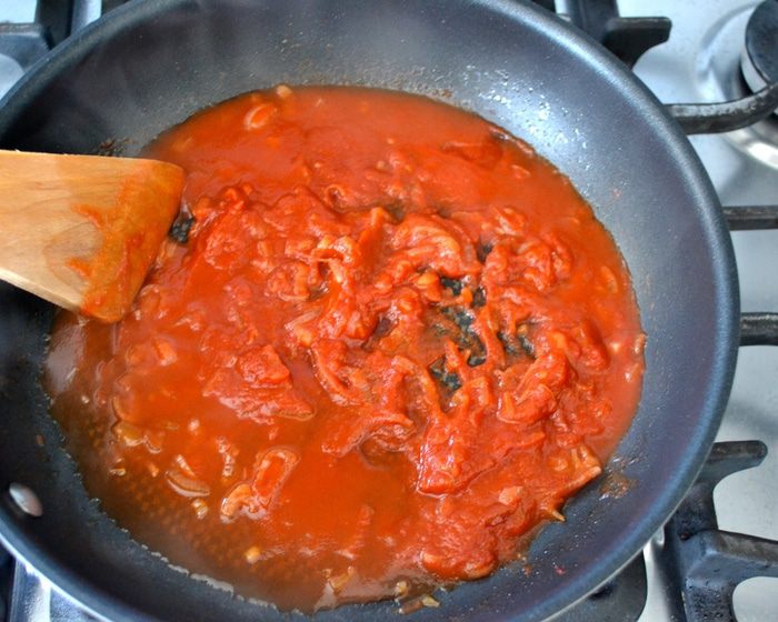 Паста в песочных корзиночках