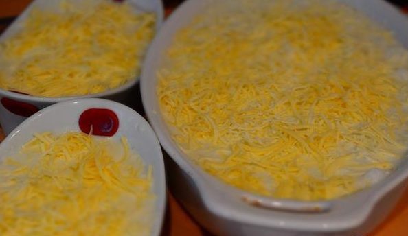 Кабачковое суфле под сырной шапкой