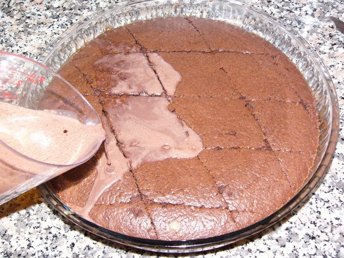 Влажный кекс с какао (Kakaolu ıslak kek)