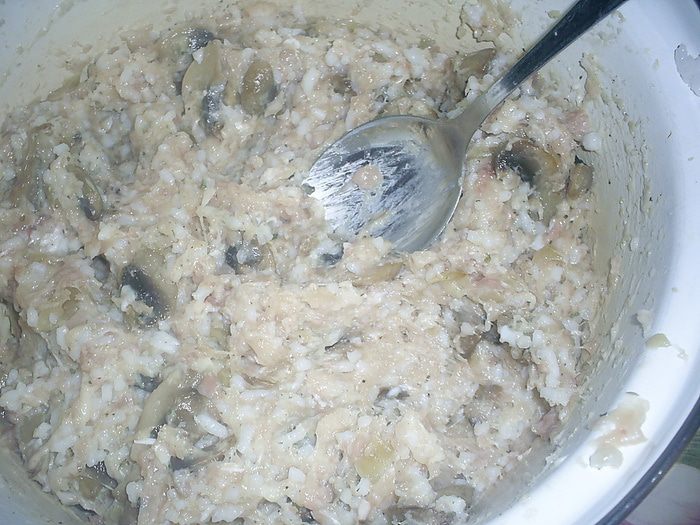 Фаршированная курочка (упрощенный вариант)