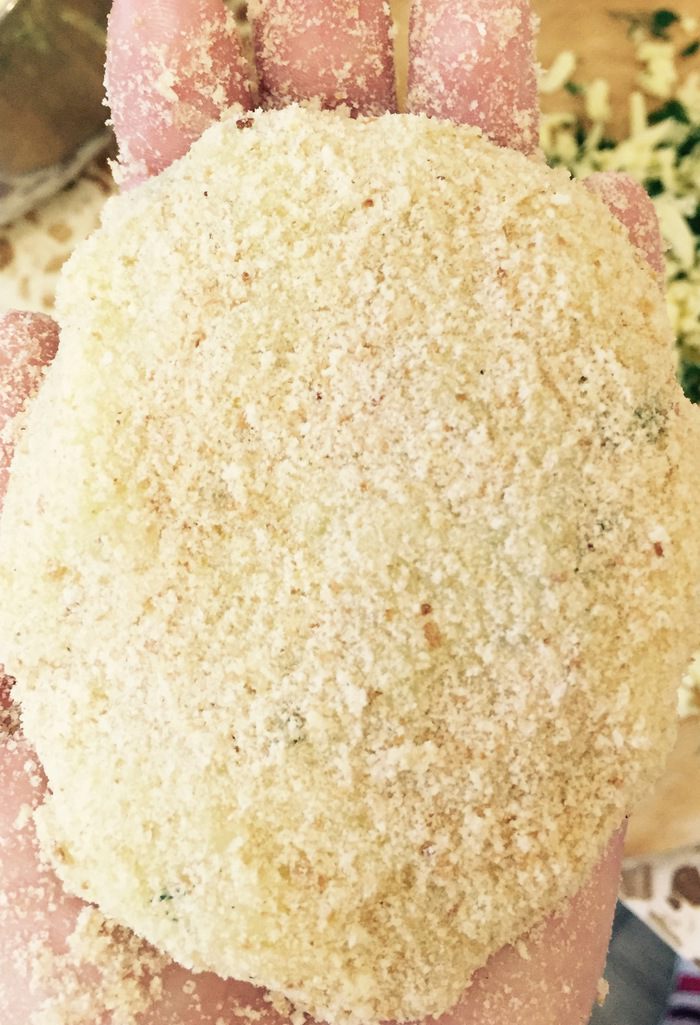 Картофельные котлеты с сыром