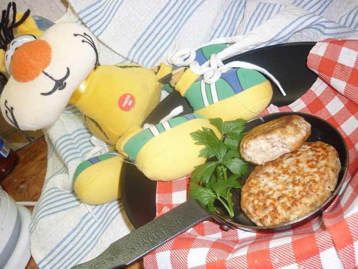 Котлеты из красной рыбы с тимьяном