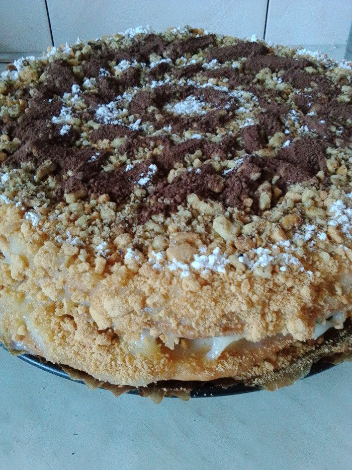 Томатный торт «Медовик»