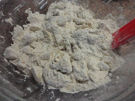 Яблочные маффины с вишней