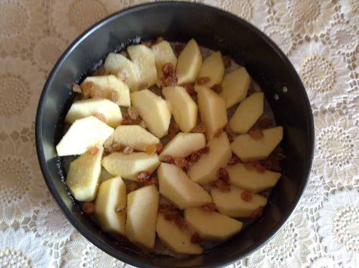 Быстрый яблочный кекс