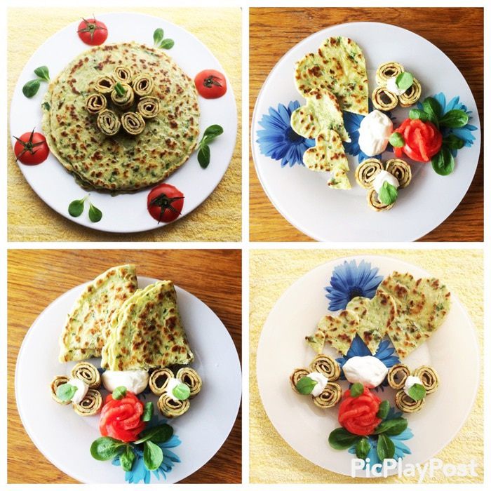 Блины кабачковые с зеленью