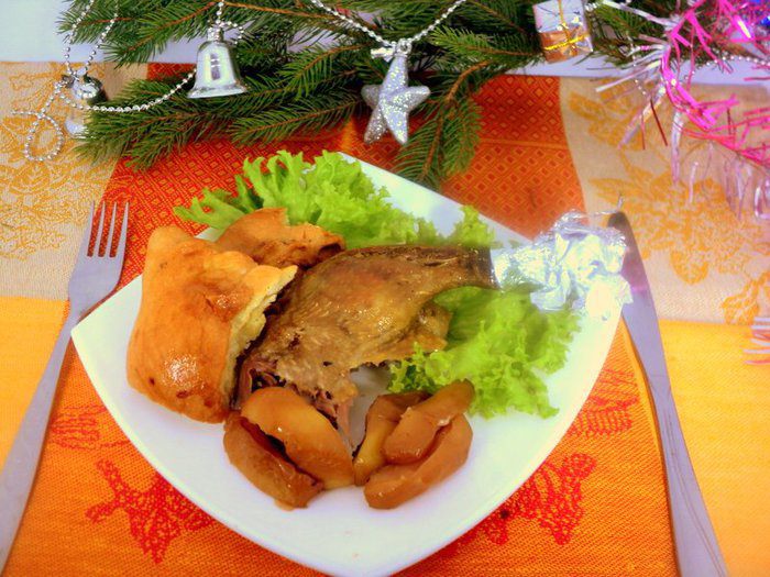 Утка в тесте