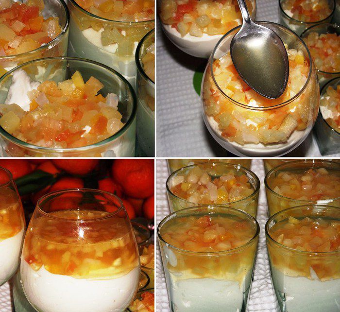 Сливочный мусс - итальянский десерт («Mousse cremoso»)