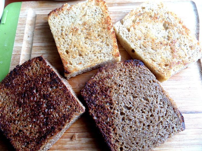 Бутерброды открытые с сырно-яичной начинкой