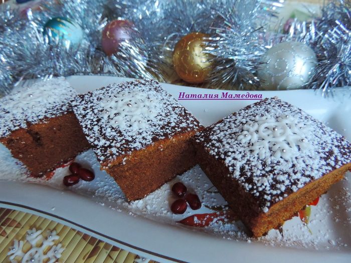 Новогодний имбирный пирог