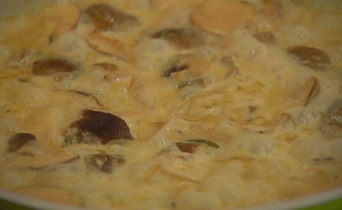 Паста с грибным соусом