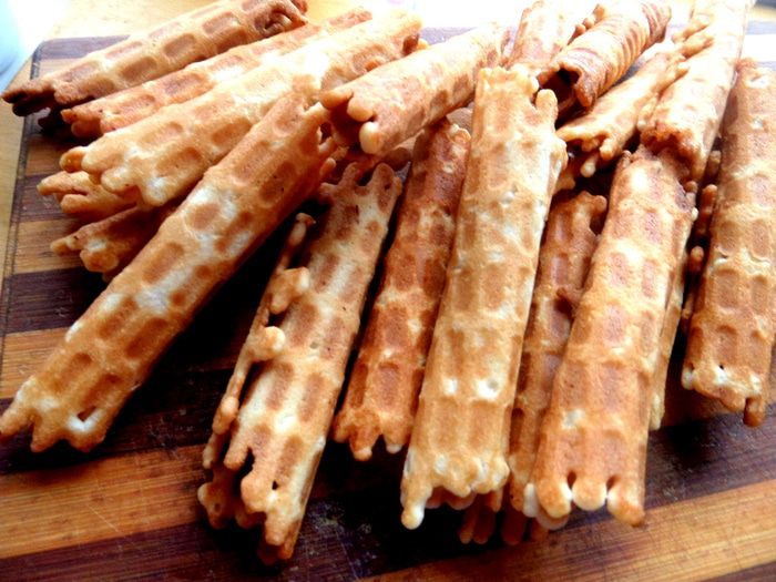 Вафли на рисовой муке хрустящие