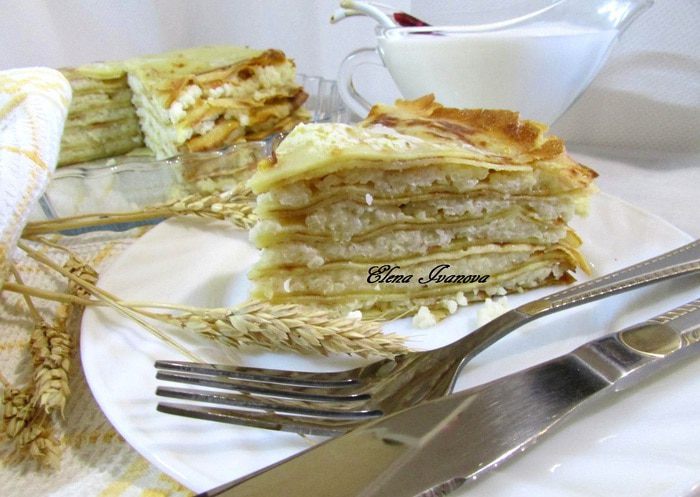 Блинная бабка с пшеном
