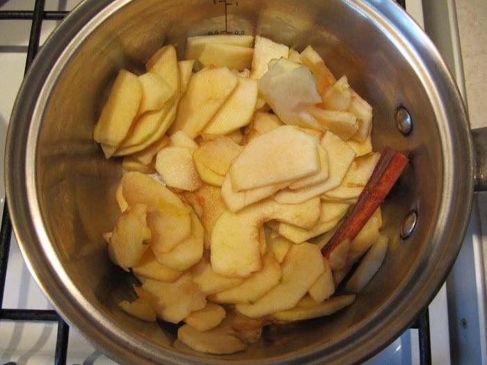 Яблочно-миндальный пирог