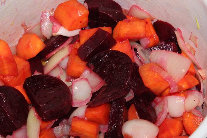 Овощной крем-суп с апельсиновым соком