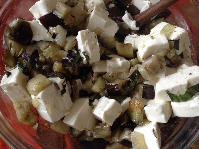 Пирог с баклажанами