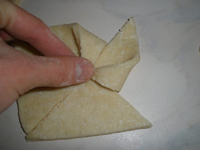 Творожные вертушки с джемом