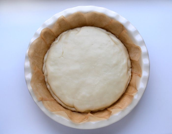 Луково-гороховый пирог