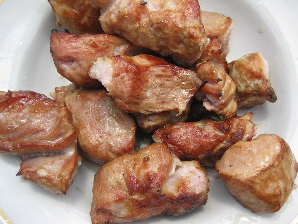 Шашлык, маринованный в кефире