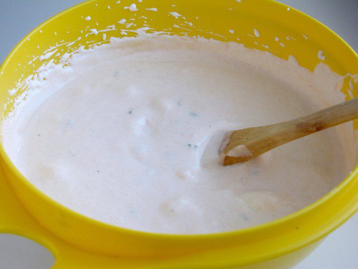 Мусс из копченого лосося