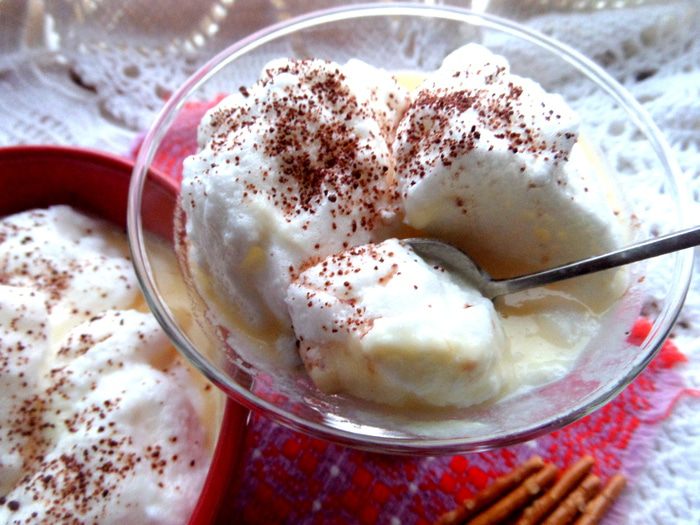 Суп-крем со снежками (Lumepallisupp)