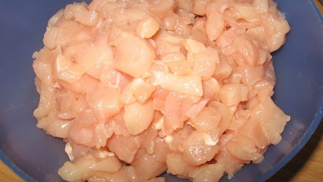 Куриные оладьи с печенью