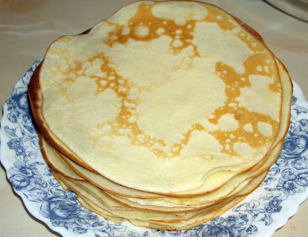 Блинный тортик с медовым кремом