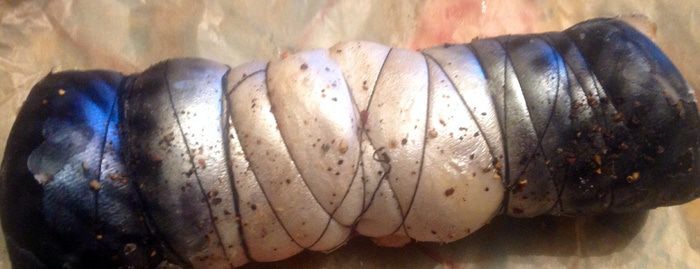 Рулеты из соленой скумбрии домашнего приготовления