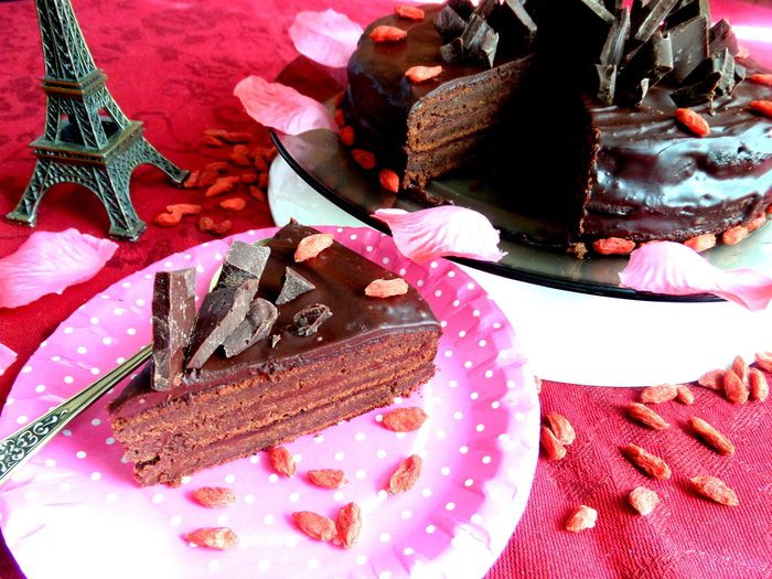 Торт &amp;quot;Шоколадный мусс&amp;quot; (без муки)