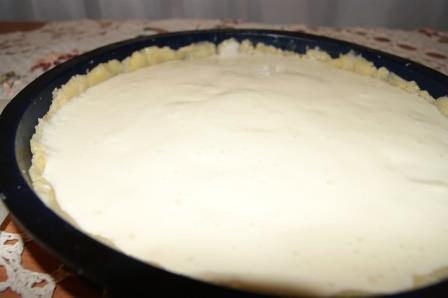 Тарт с бананом и рикоттой